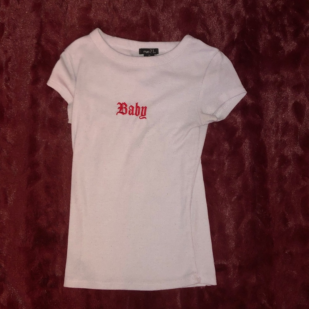 “Baby” White T-Shirt